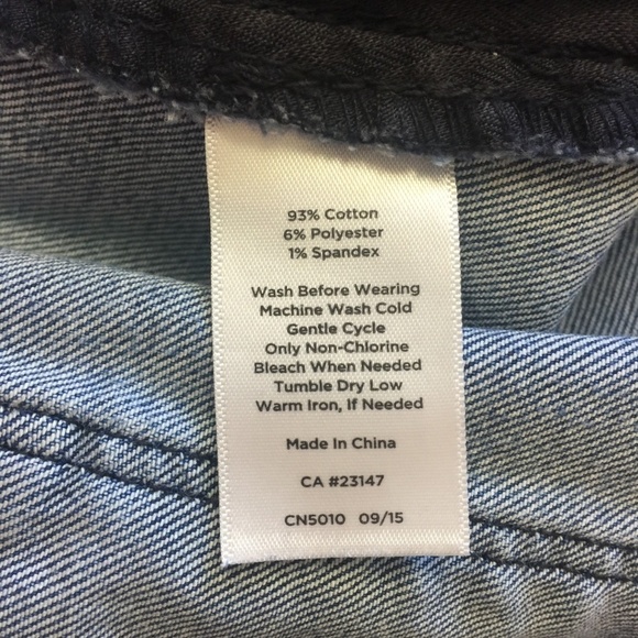 TALBOTS Woman Petites Denim Skirt Distressed 12WP - Picture 6 of 9